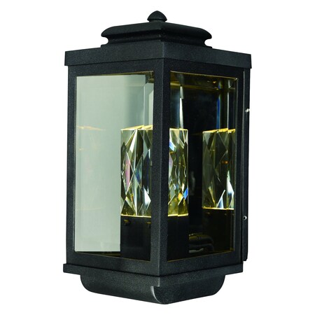 Maxim Mandeville Led 2-Light Outdoor Wall Lantern 53524CLGBK